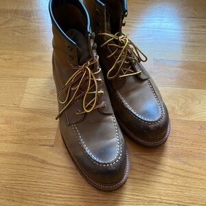 Frye Men's Dakota Mid Lace Tan Leather Boots